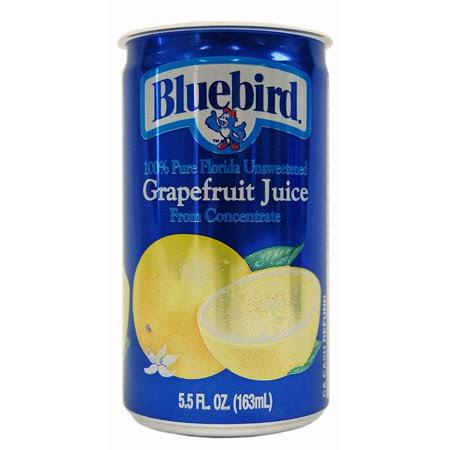 24-Pack Blue Bird Grapefruit Juice Cans, 5.5 oz Each