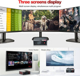 Beelink SER4 Mini Gaming PC with Windows 11, AMD Ryzen 7 4800U 7nm Processor, 8C/16T up to 4.2GHz, 32GB DDR4 RAM, 512GB NVMe SSD, 4K@60Hz Triple Display, Dual HDMI and Type-C, 57W, WiFi 6E, Bluetooth 5.0