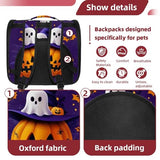 Airline-Approved Halloween Pet Carrier Bag for Small and Medium Dogs, Cats, and Puppies