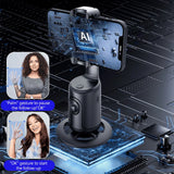 X XBEN Smart Face-Tracking Phone Tripod with 360° Rotation, Auto Body and Face Tracking Mount for Live Streaming, Vlogging and Video Shooting, White
