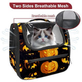 Airline-Approved Halloween Pet Carrier Bag for Small and Medium Dogs, Cats, and Puppies
