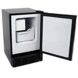 EdgeStar IB120SS Ice Cube Maker, 15 x 22, Stainless Steel and Black