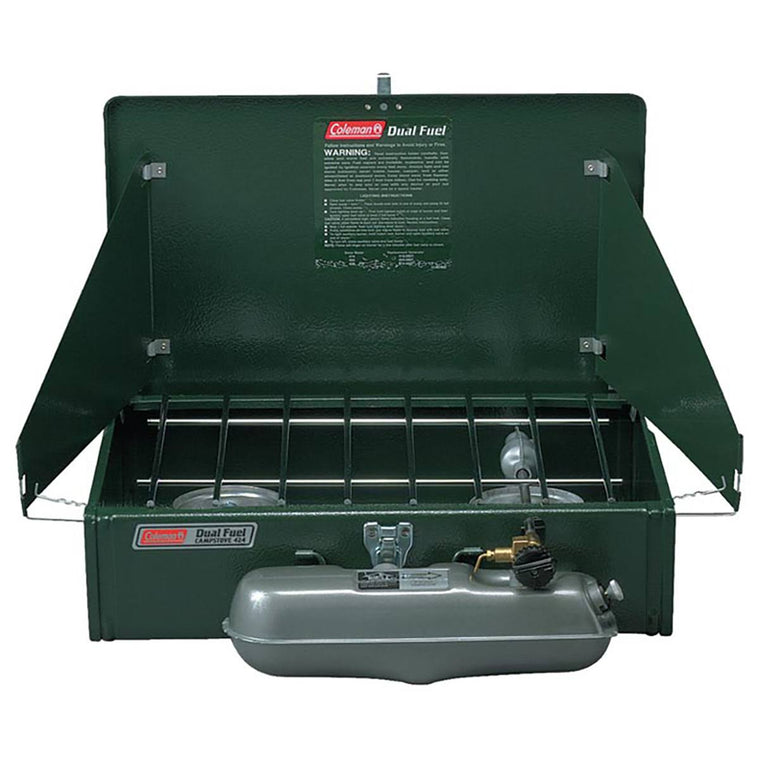 Coleman Dual-Fuel Camping Stove with 2 Burners