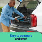 Medline Lightweight Portable Transport Wheelchair