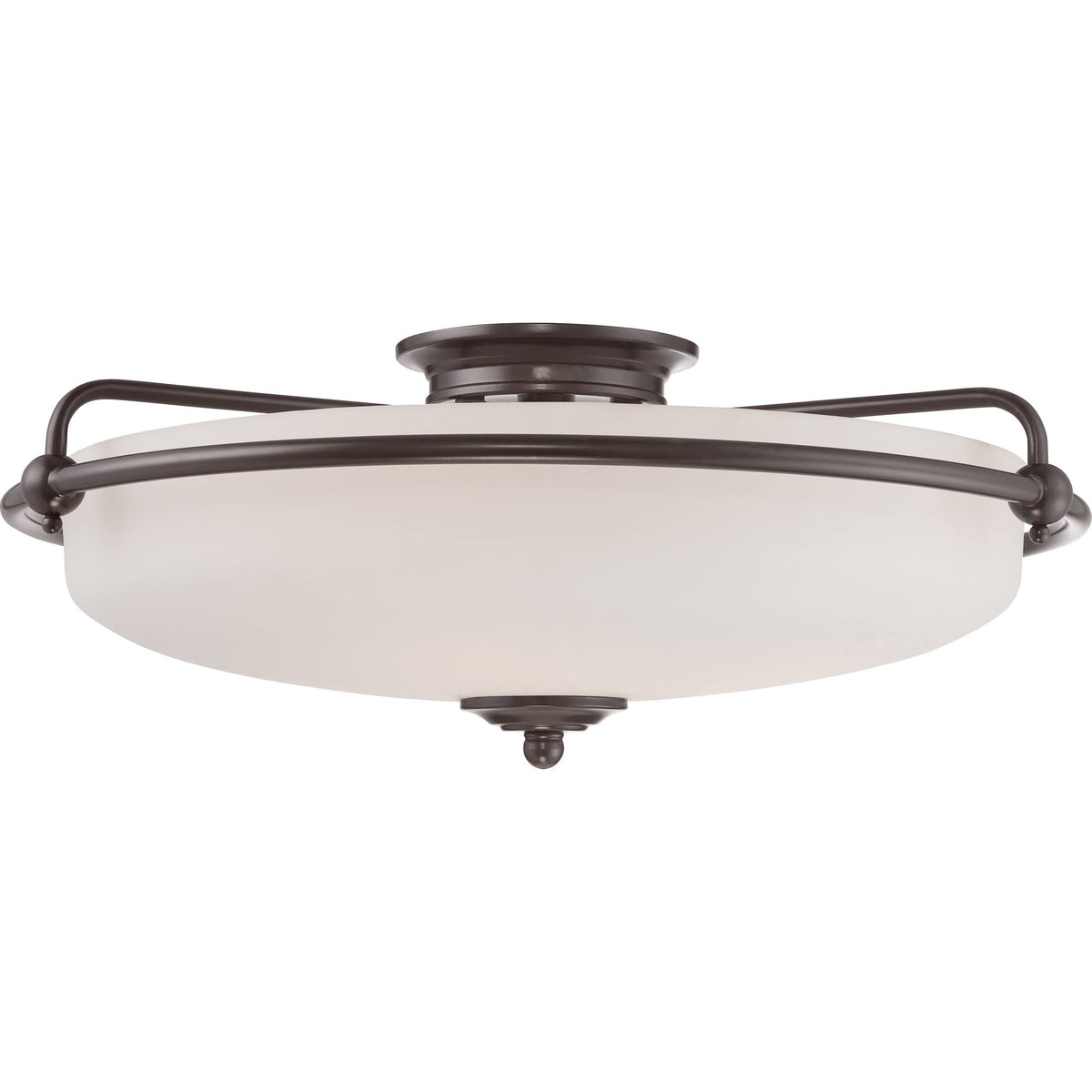 Quoizel Griffin GF1621PN Flush Mount Light, Finished in Palladian Bronze