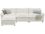 YESHOMY U-Shaped Modular Sectional Sofa in Grey Chenille, Featuring Supportive Soft Sponges, Removable Ottoman, and Sleeper Design