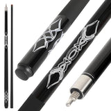 58-Inch Fiberglass and Graphite Composite Billiard Pool Cue Stick, Available in 18oz, 19oz, 20oz or 21oz Weights