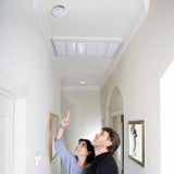 Kidde Firex Hardwired Smoke Detector 12-Pack with Ionization Sensor, 9-Volt Battery Backup, Front-Load Door, i4618