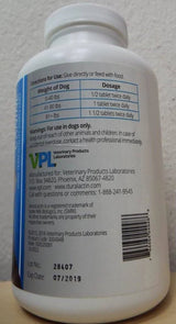 Duralactin Canine Supplement with 180 Chewable Tablets