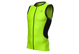 Sparx Mens Triathlon Singlet, Performance Tank Top Designed for Swim, Bike & Run