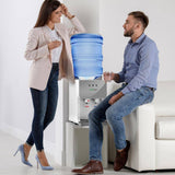 Nutrichef PKTWC36SL Universal Water Dispenser for Top-Loading Bottles, with Hot and Cold Dispensing