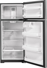 GE GTS18GSNRSS Top-Freezer Refrigerator, 17.5 Cu. Ft. Stainless Steel Exterior
