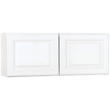 Hampton Bay 36 x 15 x 12 in. Wall Bridge Kitchen Cabinet in Satin White