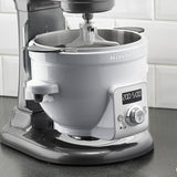 KitchenAid 3-Quart Precise Heat Mixing Bowl in White, Designed for Lift Mixers