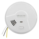 USI 6-Pack 5304-6PK Hardwired Ionization Smoke and Fire Alarms with Battery Backup