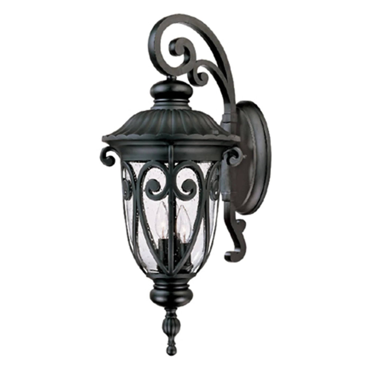 Y-Decor Hailee 3-Light Exterior Light with Matte Black Finish