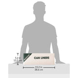 Reli. Biodegradable Trash Bags, 40-45 Gallon, 250 Count, Green