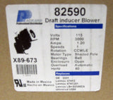 Packard 82590 Induced-Draft Furnace Blower, 115V