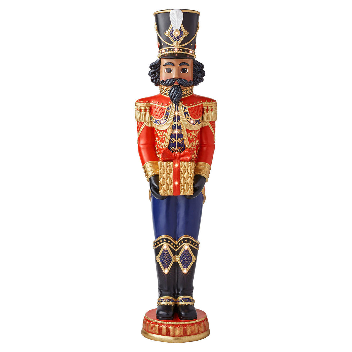 Members Mark Pre-Lit 6 ft. Grand Nutcracker, Multicultural Design