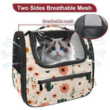 Airline-Approved Halloween Pet Carrier Bag for Small and Medium Dogs, Cats, and Puppies