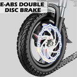 250W Folding Fat-Tire Electric Bike with Removable Battery for Adults and Teenagers, Black