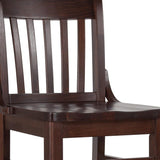 Flash Furniture HERCULES Series School House Barstool with Walnut Wood Back for Restaurants and Bars