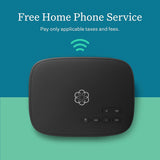 Ooma Telo Air 2 Wireless VoIP Home Phone System with Bluetooth Connectivity, Unlimited Nationwide Calling, Low International Rates, Black
