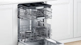 Bosch 800 Series Built-In Dishwasher with Top Controls, CrystalDry, Stainless Steel Tub, 3rd Rack and 42 dBa, 24-Inch Custom Panel Ready