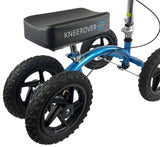 KneeRover Quad All-Terrain Knee Walker with Metallic Blue Finish