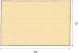 90% Shade Fabric Canopy Cover with Taped Edges, Grommets and 12 Bungee Balls, Wheat, 12?? x 20??