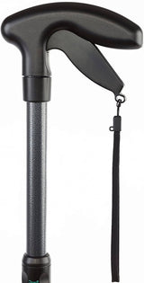 Handy Cane Medium All-in-One Walking Aid with Built-In Reacher Grabber