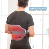 Venture Heat Far Infrared Deep Heating Pad, 36 x 24, Half Length, with 10 Hour Shutoff for Injury Recovery and Pain Relief