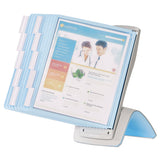Gray Catalog Display Rack with 12 1-Inch Rings by Durable