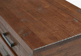 Camaflexi Carmel Nightstand with 3 Drawers, Finished in Antique Walnut