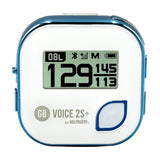 GOLFBUDDY Voice 2S+ GPS Golf Rangefinder with Talking Navigation, Clip-On Design and 18-Hour Battery, Blue