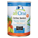 All One Active Seniors Multiple Vitamin & Mineral Powder, 66-Day Supply in a 2.2 lb Tin