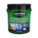 Original Black Liquid Rubber Waterproof Sealant and Coating, 1 Gallon