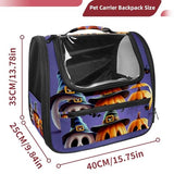 Airline-Approved Halloween Pet Carrier Bag for Small and Medium Dogs, Cats, and Puppies