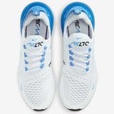 Nike Air Max 270 Womens Shoes, AH6789-118, White/Black/University Blue, Size 10.5