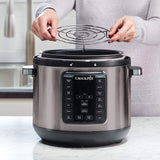 8-Quart Crock-Pot Pressure Cooker featuring 13 Cooking Programs and Lid, Open Box