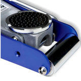 Blue Aluminum Racing Floor Jack with Rapid Pump, 1.5-Ton 3000-Lb Capacity and Low-Profile Lift