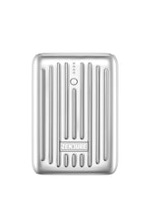 Silver Zendure Supermini Portable Charger with 10,000mAh Capacity and USB-C PD
