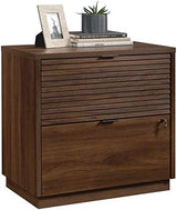 Sauder Englewood Wooden Lateral File Cabinet with 2 Drawers in Spiced Mahogany