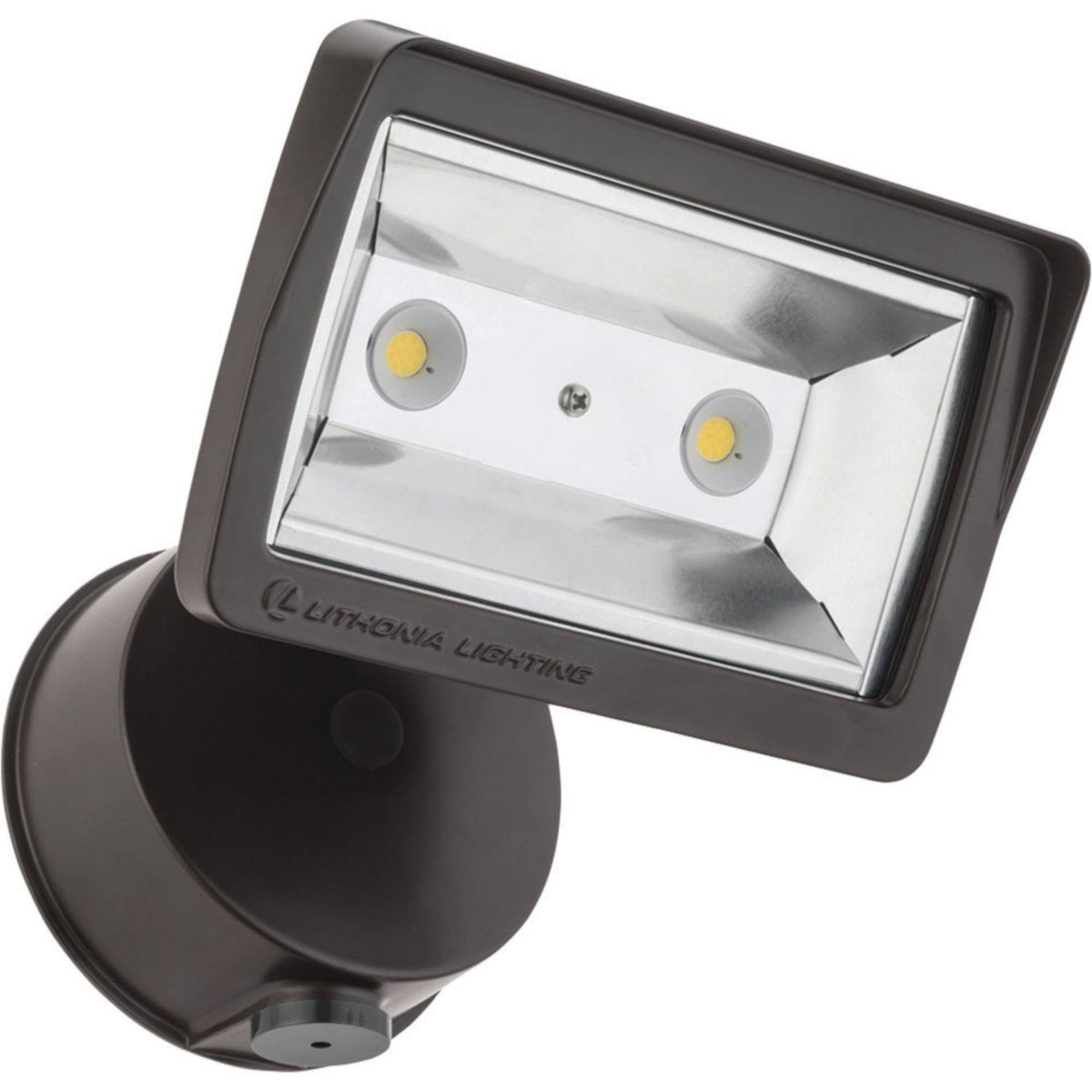 Lithonia Lighting OLF-L 14 PE DDB M4 Outdoor Flood Light with Integrated 25-Watt LED, Dark Bronze
