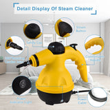 TOMSHOO 1000W Portable Handheld Steam Cleaner with 10 Accessories for Kitchen, Sofa, Bathroom, Car and Windows