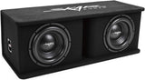 Skar Audio SDR Series Dual 12-Inch Subwoofer Bass Package with Loaded Enclosure and Amplifier, 2,400 Watts
