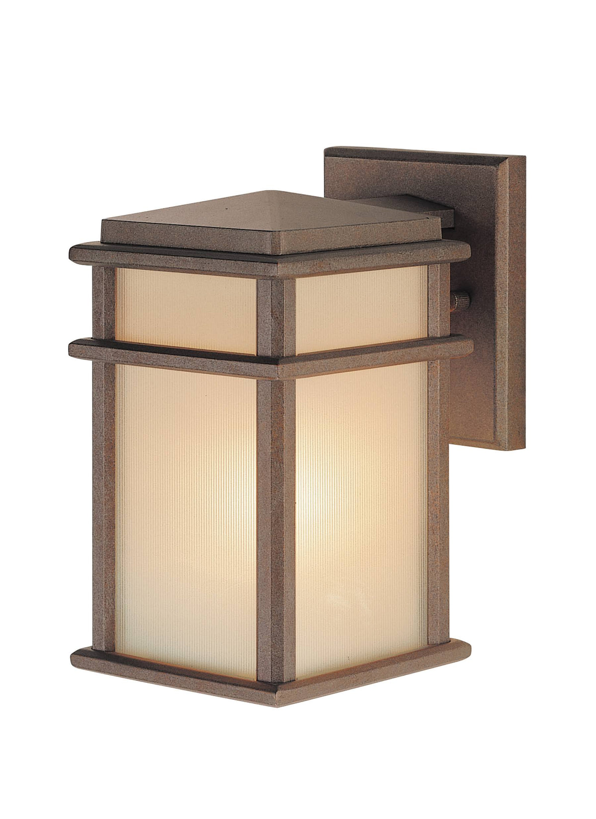 Feiss OL3400CB Mission Lodge Wall Lantern in Corinthian Bronze with 1 Light