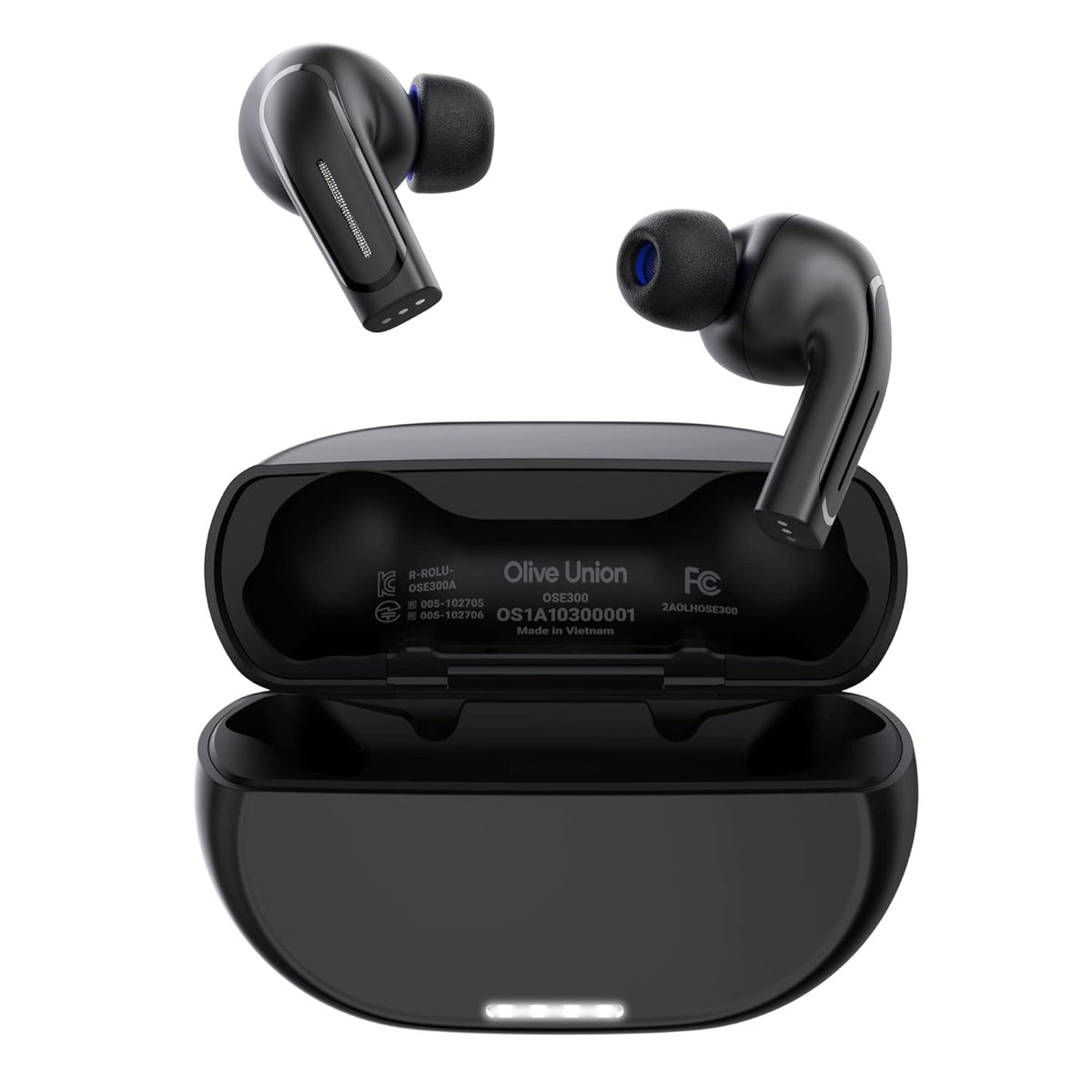 Olive Union Pro 2-in-1 Rechargeable Hearing Amplifier and Bluetooth Music Aid for Seniors and Adults, with Voice Enhancement, Noise Cancellation and up to 18 Hours of Combined Use