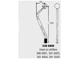 Hurst Master Shift Manual Shifter for 3-Speed Chevy, Ford and Pontiac Vehicles