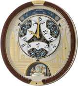 SEIKO Swarovski Melody in Motion Wall Clock, 2019 Edition, Model QXM382BRH